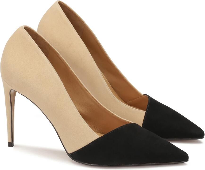 Kazar Tweekleurige suède stiletto's.Dit product valt groot uit. - Foto 2