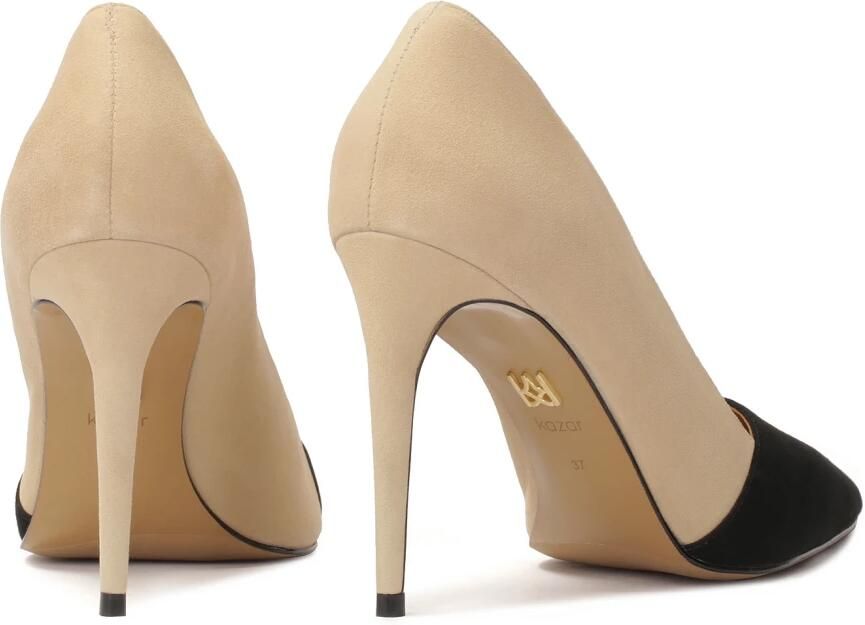 Kazar Tweekleurige suède stiletto's.Dit product valt groot uit. - Foto 6