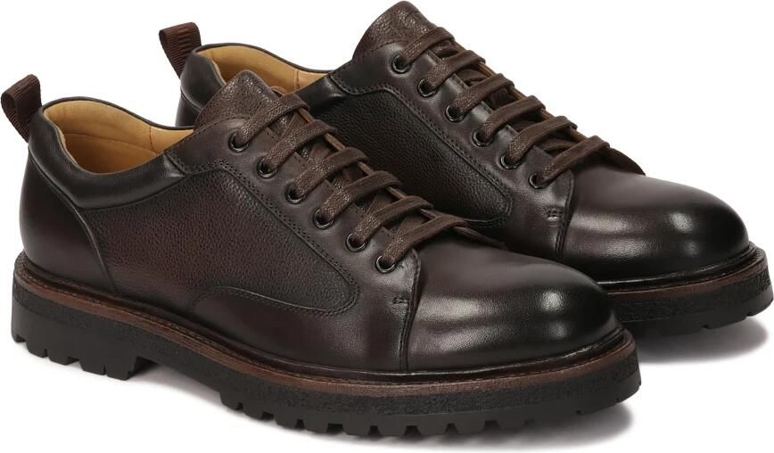 Kazar Veelzijdige bruine leren halfschoenen - Foto 3
