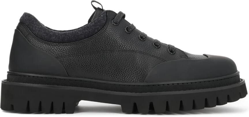 Kazar veterschoenen met rubberen neus- en hielbescherming
