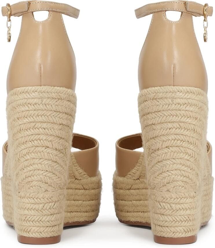 Kazar Sandały na wysokim koturnie ze sznurkiem|77158-01-73|40 - Foto 3