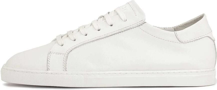 Kazar Witte sneakers met glad bovenwerk