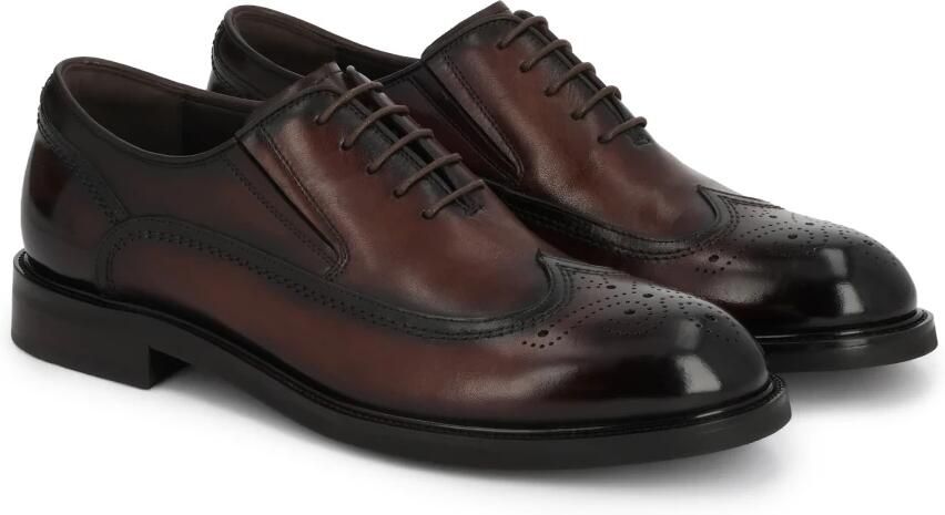 Kazar Brown shoes with brogue decoration - Foto 3