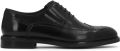 Kazar Black oxfords with openwork embellishment Brogues - Zwart
