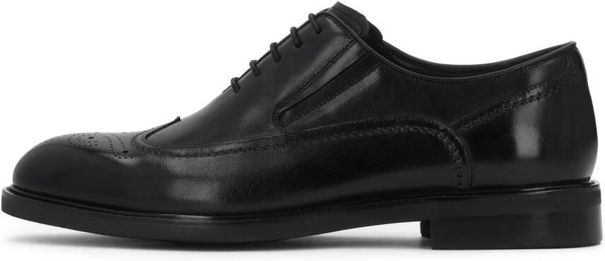 Kazar Black oxfords with openwork embellishment Brogues - Foto 4