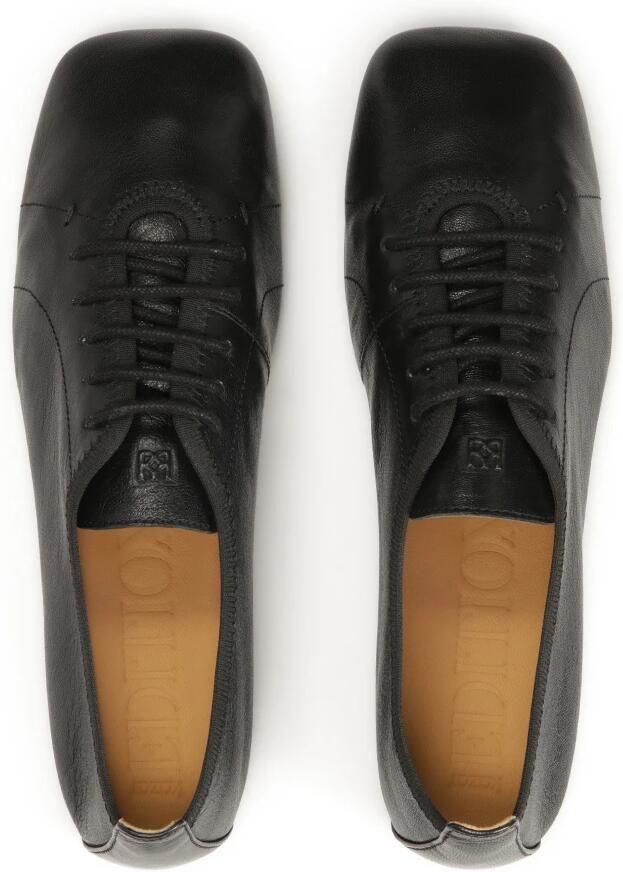 Kazar Zachte leren veterschoenen