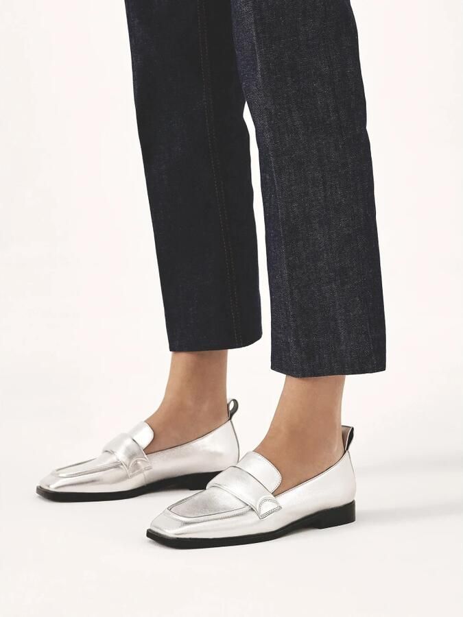 Kazar Zilveren halfschoenen met vierkante tenen - Foto 3