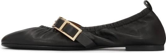 Kazar Zwarte ballerina's met elastiek rond de bovenkant - Foto 2