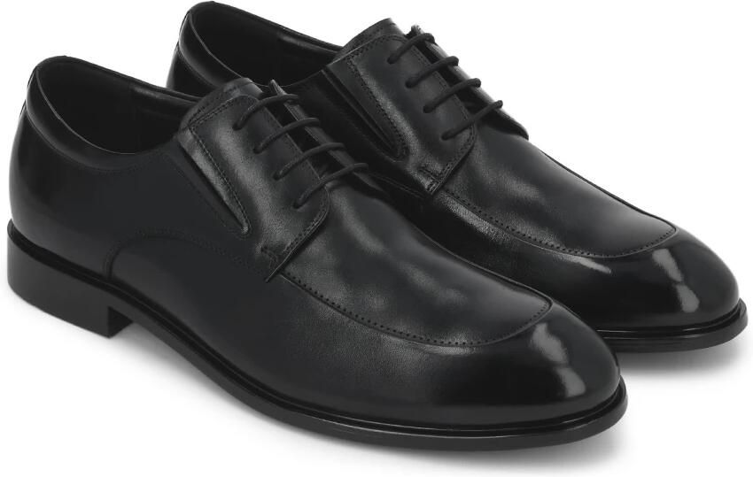 Kazar Zwarte formele schoenen met decoratieve stiksels - Foto 3