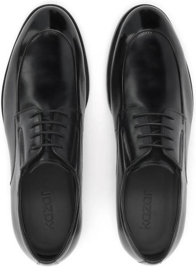 Kazar Zwarte formele schoenen met decoratieve stiksels - Foto 2