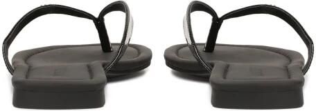 Kazar Zwarte Gelakte Slippers