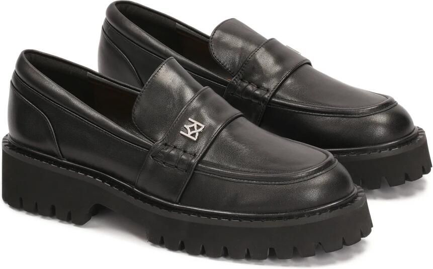 Kazar Zwarte halfschoenen op een geprofileerde zool.Dit product valt groot uit. - Foto 5