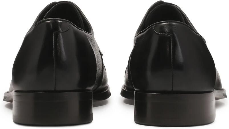 Kazar Zwarte herenschoenen van natuurlijk leer