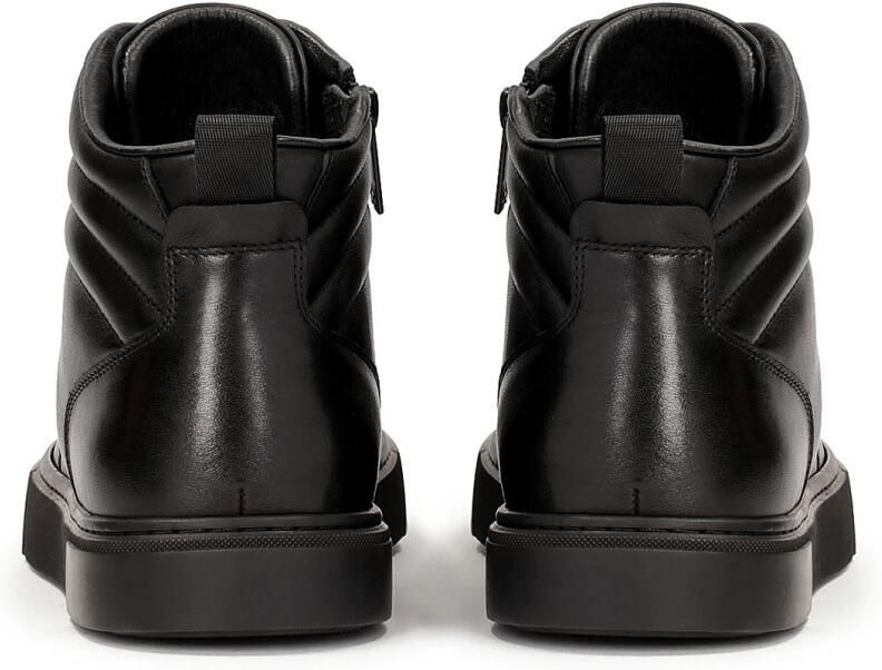 Kazar Zwarte herensneakers met perforaties - Foto 2