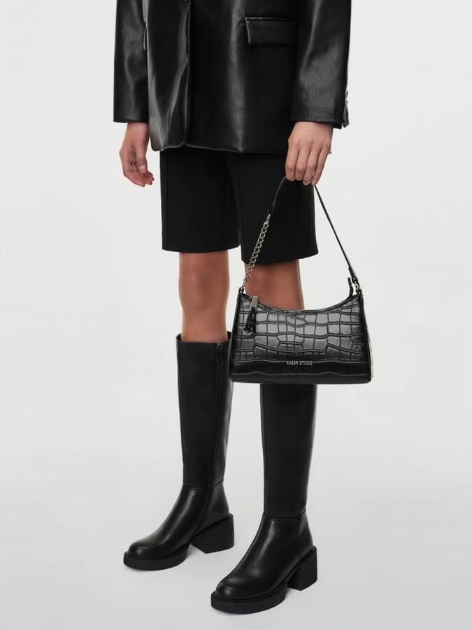 Kazar Studio Bottes hautes noires pour femmes - Foto 6