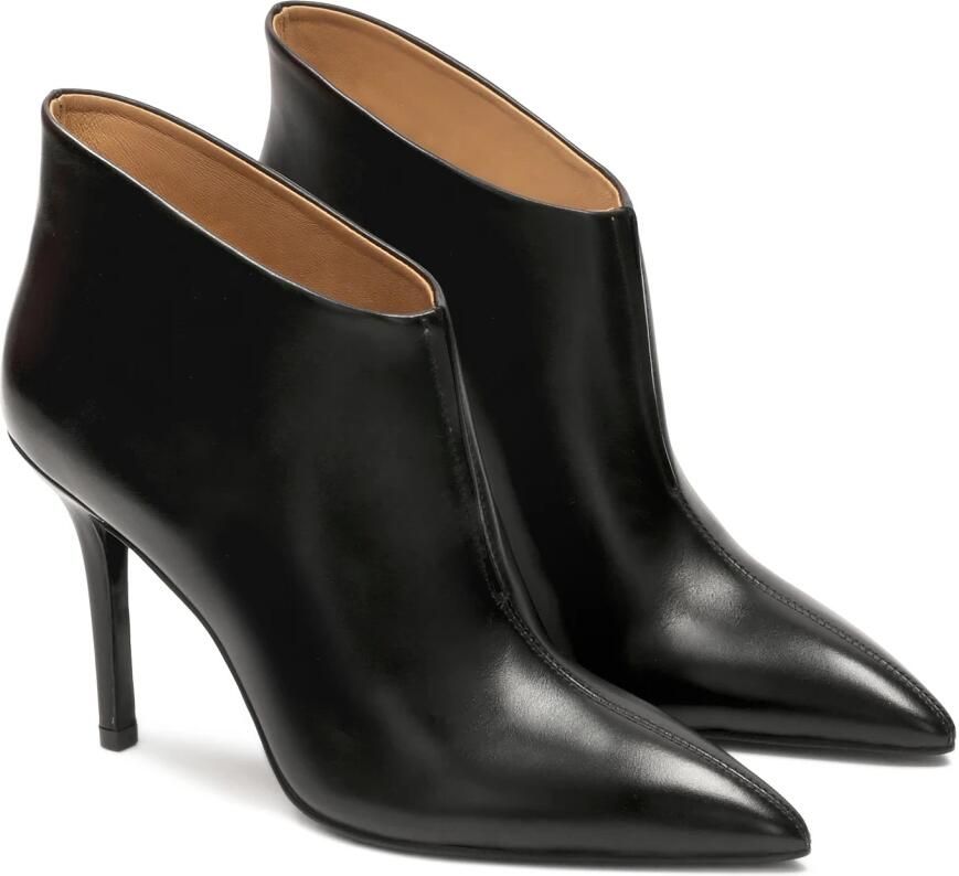 Kazar Zwarte hoge stiletto laarzen