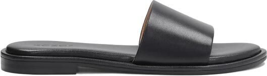 Kazar Zwarte klassieke muiltjes op een platte zool Black Dames