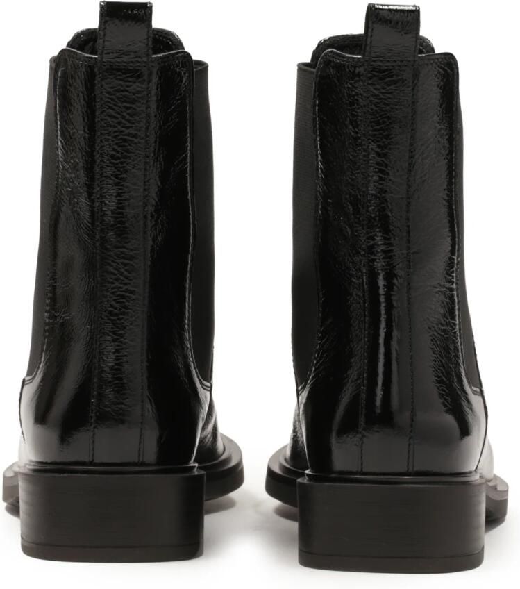 Kazar Zwarte kreukel-effect pantoffels.Dit product valt groot uit. - Foto 3