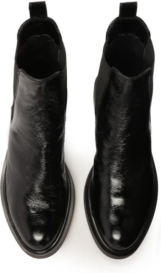 Kazar Zwarte kreukel-effect pantoffels.Dit product valt groot uit. - Foto 4
