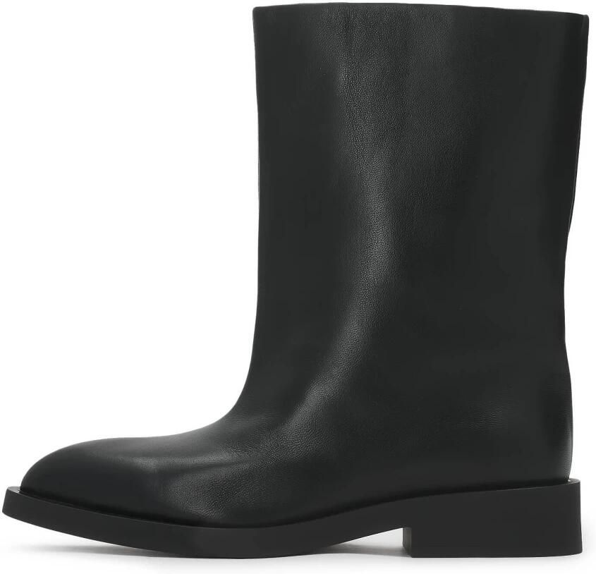 Kazar Zwarte laarzen met een brede schacht