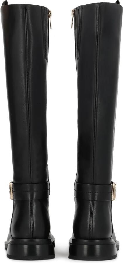 Kazar Zwarte laarzen met logodetail