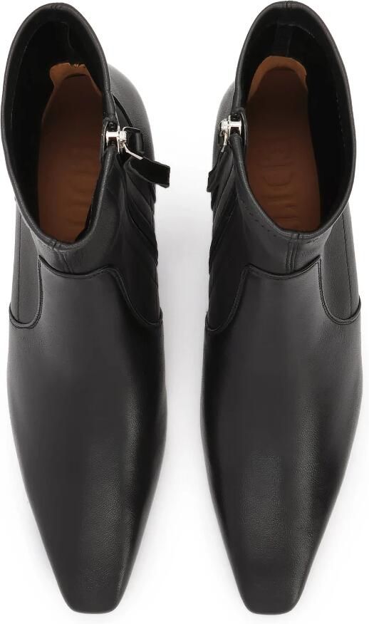 Kazar Zwarte laarzen met verlengde neus