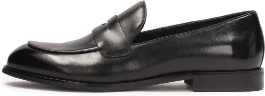 Kazar Zwarte leren heren penny loafers.Dit product valt groot uit. - Foto 2