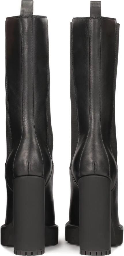 Kazar Zwarte leren laarzen met hoge schacht.Dit product valt klein uit. - Foto 2