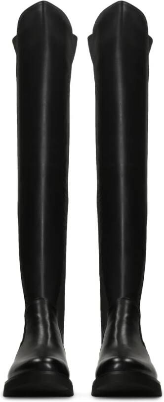 Kazar Zwarte leren over-de-knie laarzen voor dames Black Dames - Foto 3