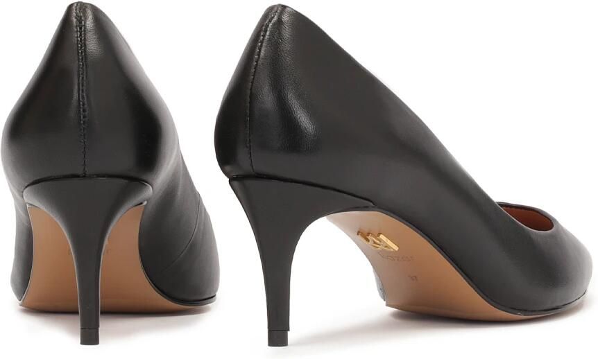 Kazar Zwarte Leren Pumps Lage Hak.Dit product valt klein uit. - Foto 2