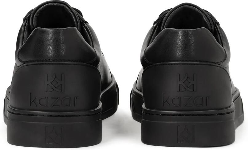 Kazar Zwarte leren veterschoenen