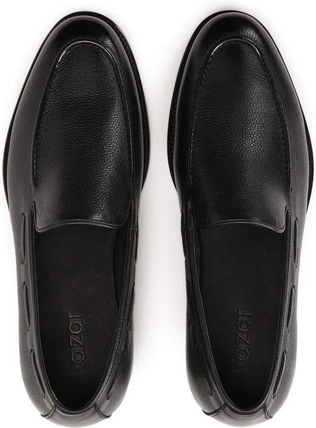 Kazar Zwarte loafers van natuurlijk leer.Dit product valt groot uit. - Foto 2