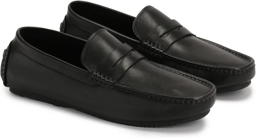 Kazar Zwarte mocassins met hiel-overlay - Foto 3