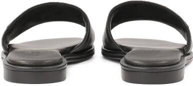 Kazar Zwarte monogram flip-flops op een platte zool - Foto 5