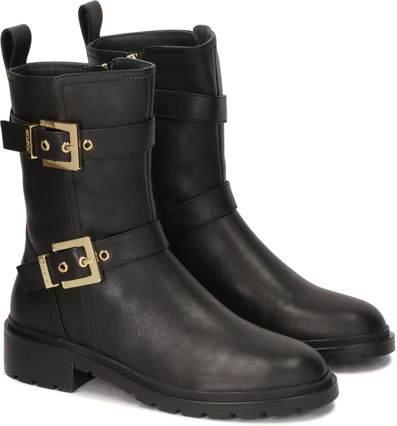 Kazar Zwarte motorlaarzen in motorstijl - Foto 2