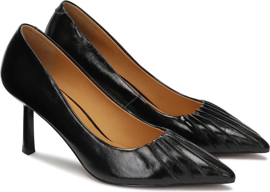 Kazar Zwarte pumps met een vouw - Foto 2