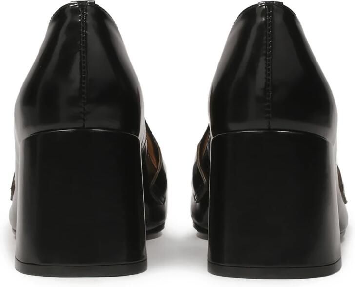 Kazar Zwarte pumps met kwastjes en een brede hak - Foto 3