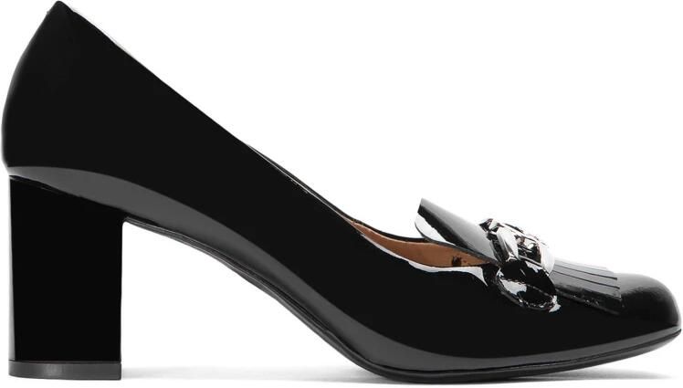Kazar Zwarte pumps voor dames.Dit product valt groot uit.
