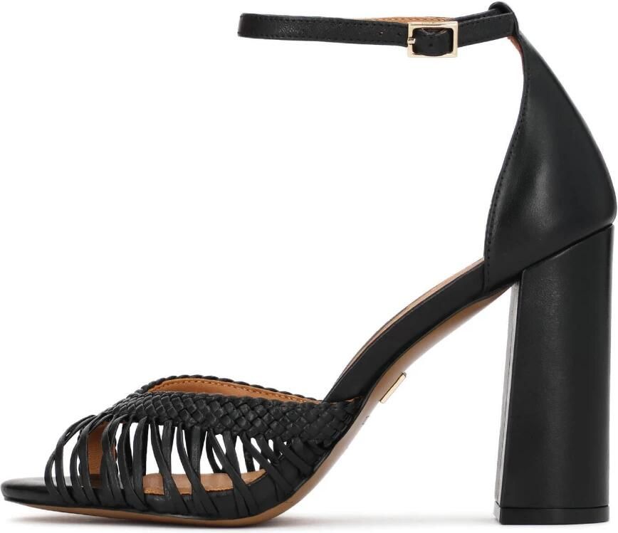 Kazar Zwarte sandalen met gevlochten bovenkant - Foto 2