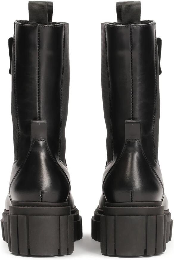 Kazar Zwarte slip-on Chelsea-laarzen op klavertjeszool.Dit product valt groot uit. - Foto 2