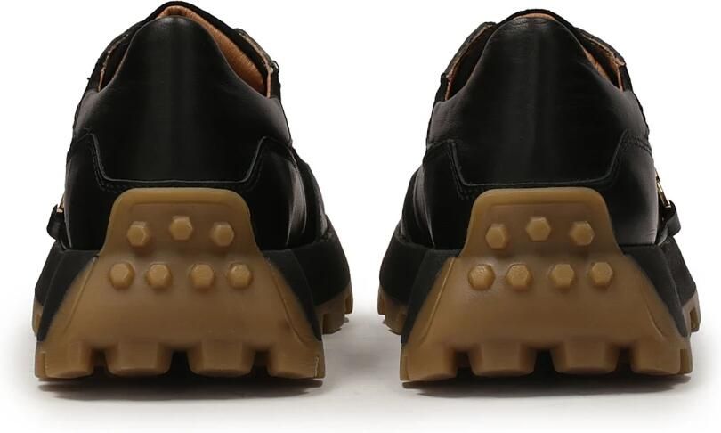 Kazar Zwarte sneakers met contrasterende zool - Foto 3