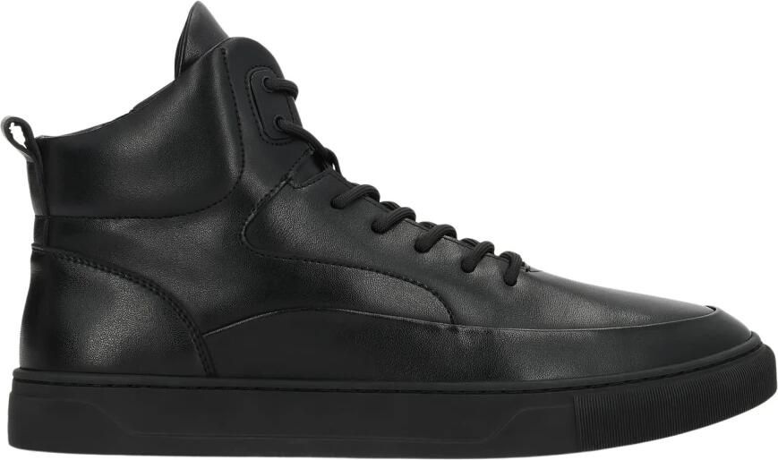 Kazar Zwarte sneakers met rits en veters