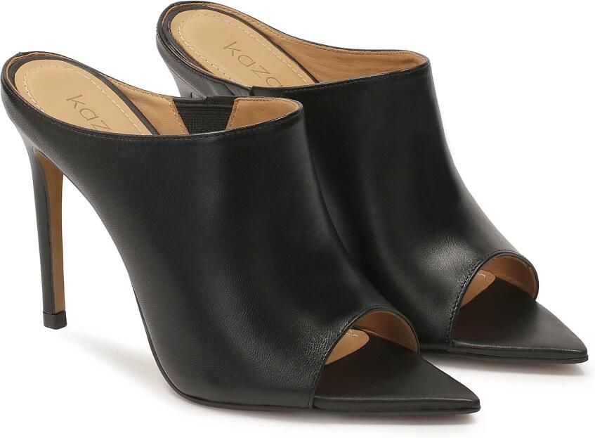 Kazar Zwarte stiletto flip-flops met een puntige neus - Foto 2