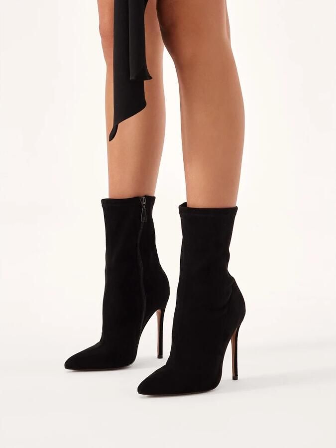 Kazar Zwarte stiletto laarzen met hak.Dit product valt groot uit. - Foto 2