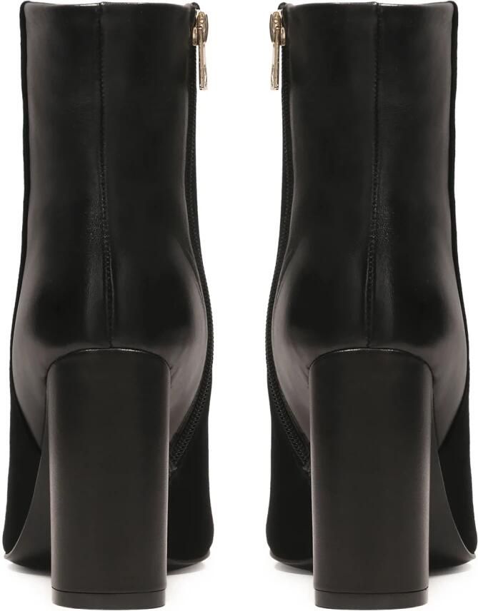 Kazar Zwarte suède en gladleren laarzen