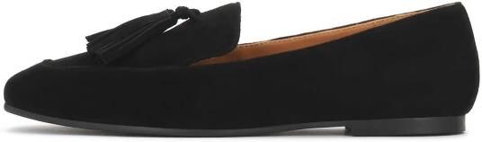 Kazar Zwarte suède loafers met dubbele sierbandjes - Foto 2