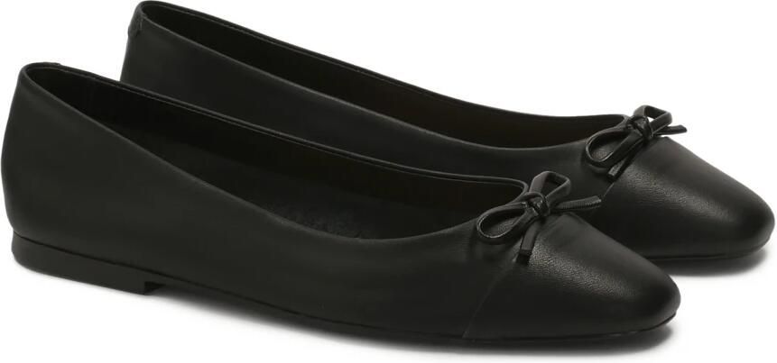 Kazar Zwarte veelzijdige leren ballerina's - Foto 1