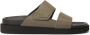 Kazar Khaki teenslippers met twee bandjes - Thumbnail 1