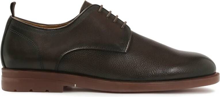 Kazar Klassieke bruine leren halfschoenen