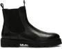 Kazar Klassieke zwarte herenslippers op een klavertjezool Black Heren - Thumbnail 2